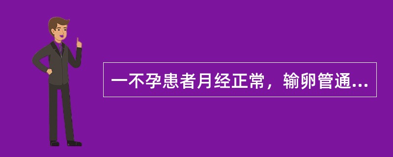 一不孕患者月经正常，输卵管通畅，应选择哪项检查？（　　）