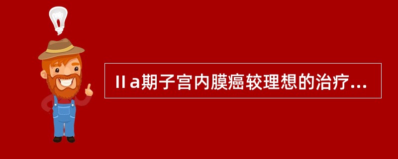 Ⅱa期子宫内膜癌较理想的治疗方法是（　　）。