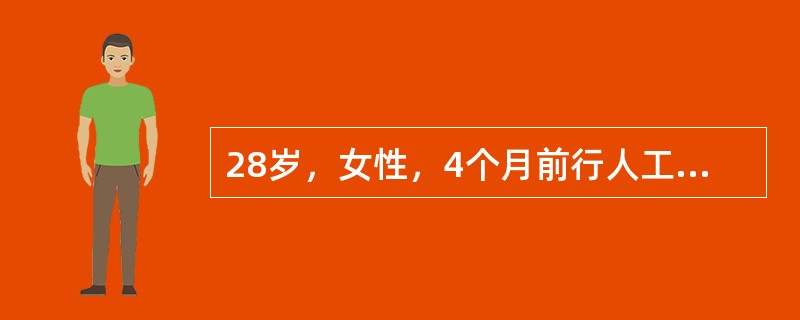 28岁，女性，4个月前行人工流产术，术后至今无月经来潮，伴有周期性下腹痛。最常用的处理方法是（　　）。