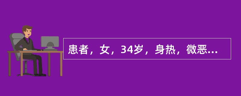 患者，女，34岁，身热，微恶风，头胀痛，汗出不畅，鼻塞涕黄，咳嗽痰黏，咽喉肿痛，口渴喜饮，舌尖红，苔薄黄，脉浮数者，治法宜