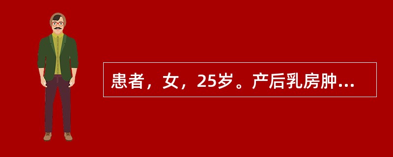 患者，女，25岁。产后乳房肿块疼痛，排乳不畅，皮色正常，局部发热，压痛，无应指感，伴发热恶寒。内治应首选
