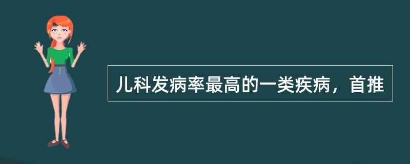 儿科发病率最高的一类疾病，首推