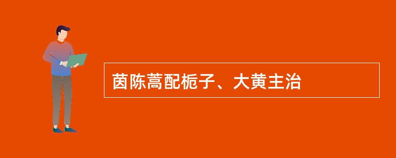 茵陈蒿配栀子、大黄主治