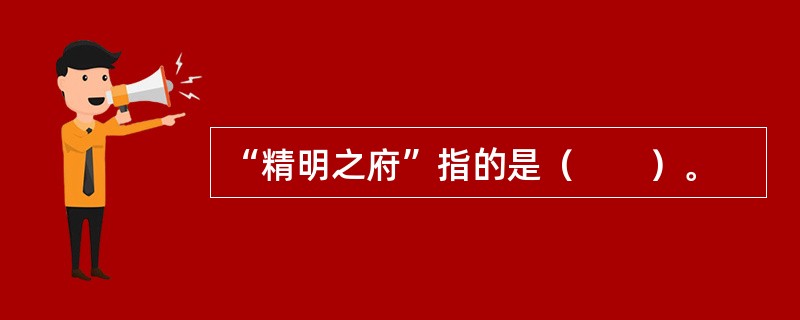 “精明之府”指的是（　　）。