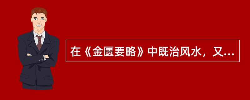 在《金匮要略》中既治风水，又治风湿的方剂是