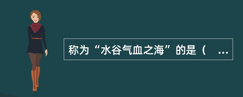 称为“水谷气血之海”的是（　　）。
