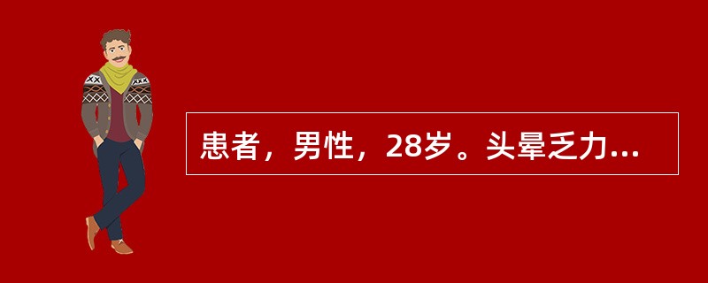 患者，男性，28岁。头晕乏力1年半，皮肤散在出血点。血红蛋白65g/L，红细胞2×1012/L，白细胞8×109/L，淋巴细胞80%，中性粒细胞20%；骨髓增生低下。其诊断是