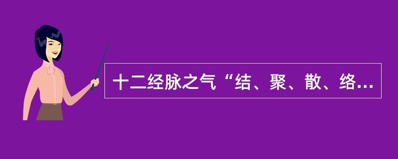 十二经脉之气“结、聚、散、络”于筋肉、关节的体系是