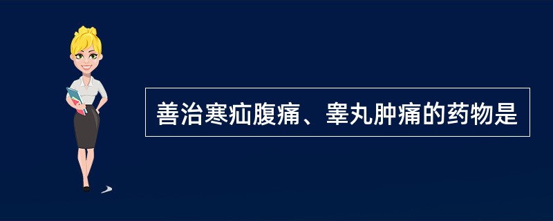 善治寒疝腹痛、睾丸肿痛的药物是