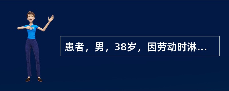 患者，男，38岁，因劳动时淋雨，第二天出现恶寒发热，头身疼痛，无汗，喘咳，痰涎清稀而量多，胸闷，不得平卧，头面四肢浮肿，舌苔白滑，脉浮。</p><p class="MsoN