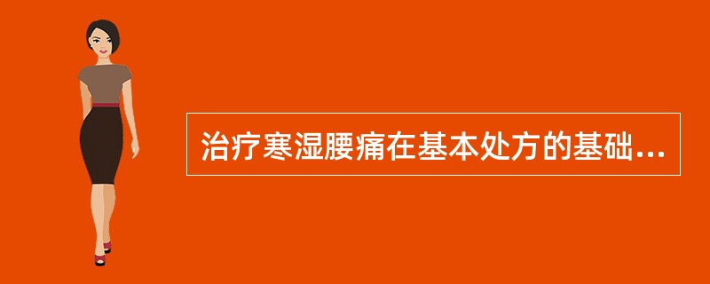 治疗寒湿腰痛在基本处方的基础上再加（　　）。