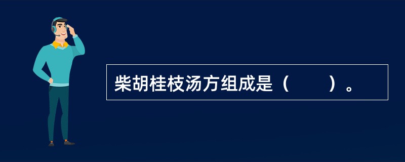 柴胡桂枝汤方组成是（　　）。