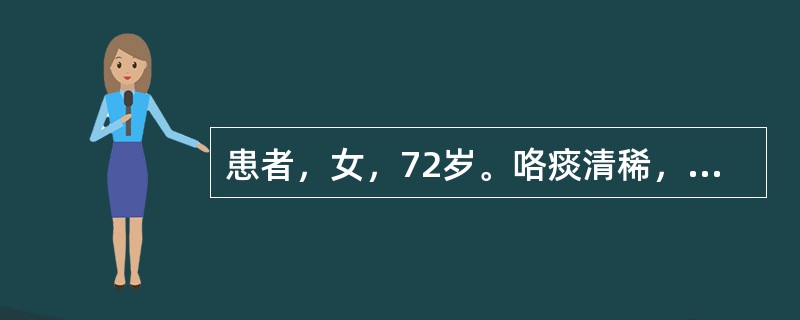 患者，女，72岁。咯痰清稀，喘息短气，自汗畏风，舌淡苔白，脉沉细。其证型是