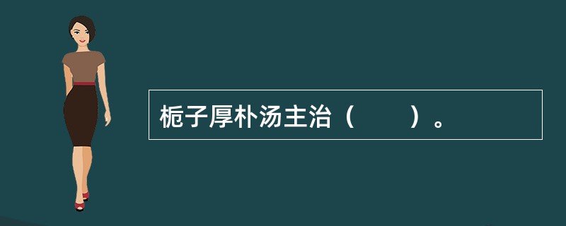 栀子厚朴汤主治（　　）。