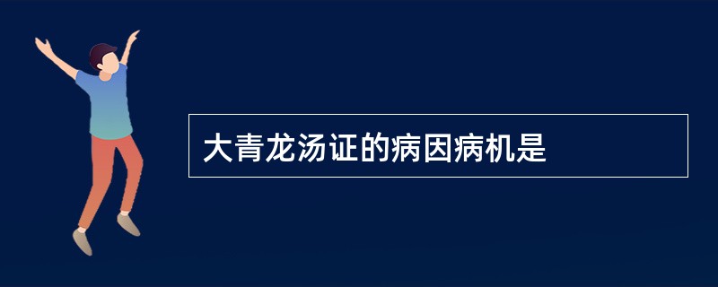 大青龙汤证的病因病机是