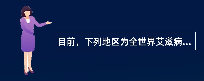 目前，下列地区为全世界艾滋病流行最严重的是（　　）。