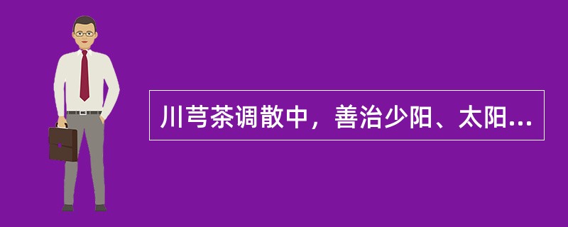 川芎茶调散中，善治少阳、太阳、阳明经头痛的药物是