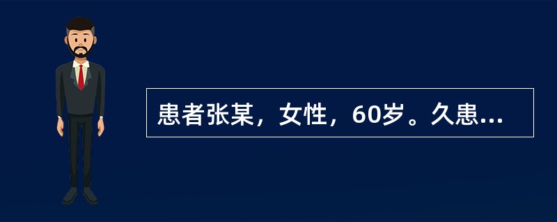 患者张某，女性，60岁。久患咳喘，现胸部膨满，憋闷如塞，痰多胸闷，喘息加剧，下肢浮肿。应诊断为（　　）。