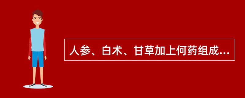 人参、白术、甘草加上何药组成理中丸