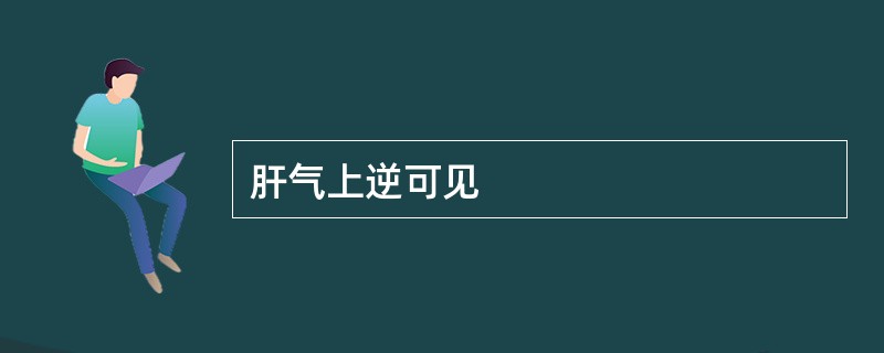 肝气上逆可见