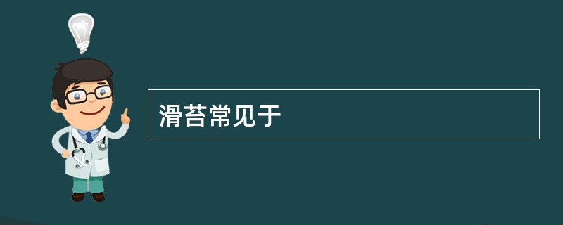 滑苔常见于
