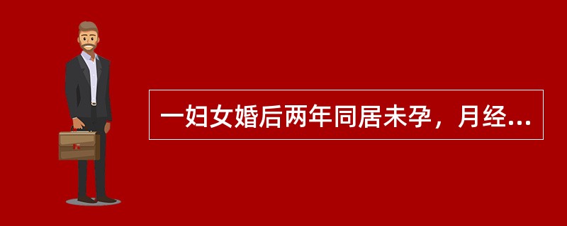 一妇女婚后两年同居未孕，月经规律，末次月经后20天出现阴道淋漓出血半月余，曾用止血药，无效。自今晨起小腹痛，出冷汗。查：BP12/8kPa（90/60mmHg），P110次/分，内诊：后穹窿饱满下垂，