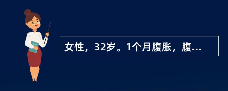 女性，32岁。1个月腹胀，腹痛，低热。查体：腹饱满，全腹轻压痛，移动性浊音（+）。为明确诊断应立即检查（　）。