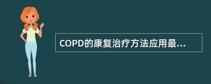 COPD的康复治疗方法应用最少的是