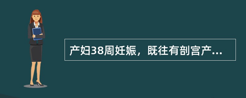 产妇38周妊娠，既往有剖宫产分娩史，此次妊娠行剖宫产术时见子宫下段菲薄，可见黑色胎发，诊断应是