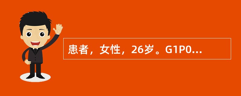 患者，女性，26岁。G1P0A0L0。因"停经36周，食欲差、恶心、呕吐7天，加重2天"入院。患者平素体健，无重大病史可载。既往月经规律，定时产前检查，无异常情况，无药物治疗史。7