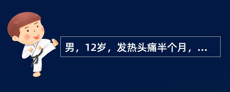 男，12岁，发热头痛半个月，右小腿肿痛20天，X线片示右小腿软组织肿胀，内有网状阴影，层次不清，胫骨上端骨质稀疏，骨小梁模糊，似有斑点状透明区，最可能的诊断是