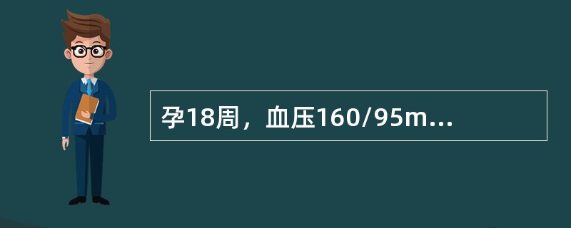 孕18周，血压160/95mmHg，尿蛋白（-），孕37周，血压190/120mmHg，尿蛋白(+)，无自觉不适，产后1周复查，又恢复至孕18周血压水平，尿蛋白转阴。可能诊断是