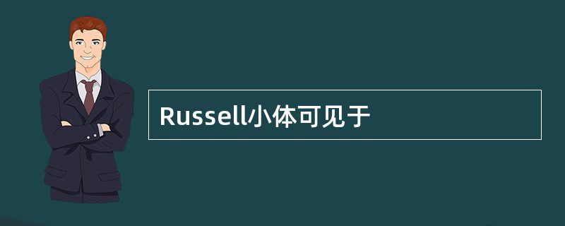 Russell小体可见于