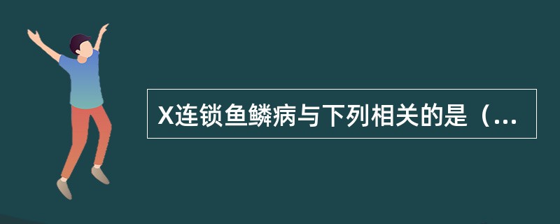 X连锁鱼鳞病与下列相关的是（　　）。