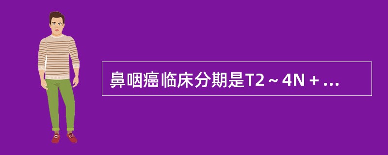鼻咽癌临床分期是T2～4N＋M0，常规放疗第一阶段布野较好的方法是（　　）。