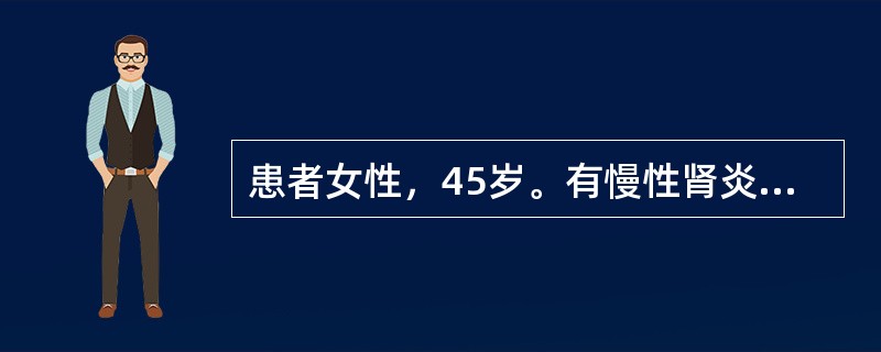 患者女性，45岁。有慢性肾炎病史20年，近一个月来下肢水肿，血压20／13.5kPa，尿蛋白定量3g／d，血肌酐215μmol／L，其蛋白尿性质最可能为（　）。