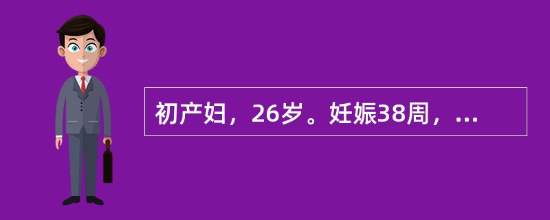 初产妇，26岁。妊娠38周，双胎妊娠。P80次/分，BP116/80mmHg，骨盆外测量无异常，双头先露，胎心分别为130次/分及140次/分，子宫长度39cm，腹围112cm。错误的处理方法是