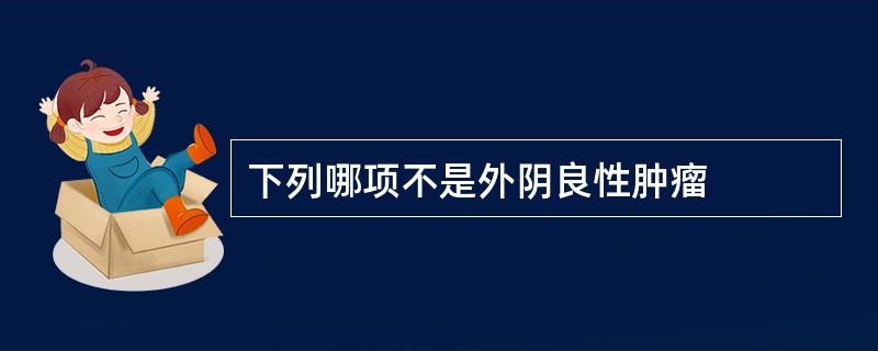 下列哪项不是外阴良性肿瘤