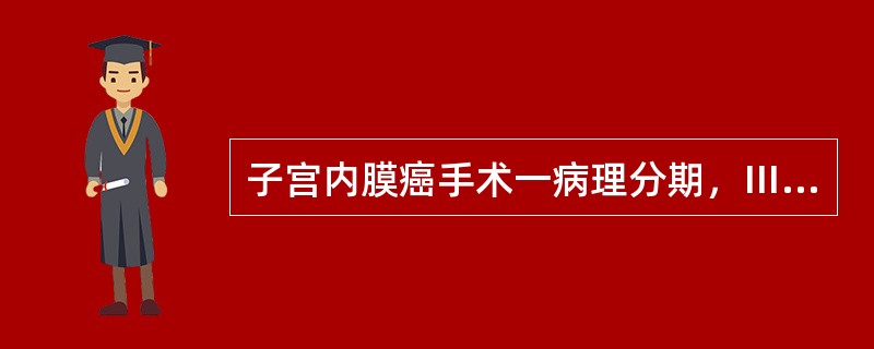 子宫内膜癌手术一病理分期，ⅢB期是指癌