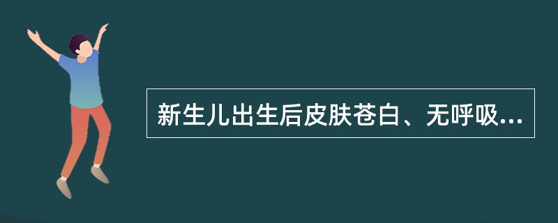 新生儿出生后皮肤苍白、无呼吸心跳、肌肉松弛、弹足底无反应，Apgar评分为（　　）。