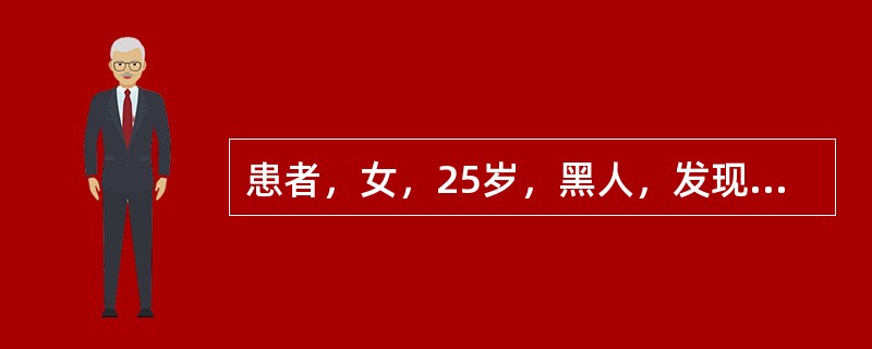 患者，女，25岁，黑人，发现左乳肿块。超声检查发现左乳腺内占位，范围5cm×3cm，边界清楚、完整、光滑，内为点状回声或为无回声区，后方回声增强。最可能的诊断是