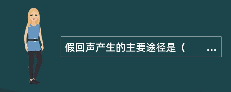 假回声产生的主要途径是（　　）。