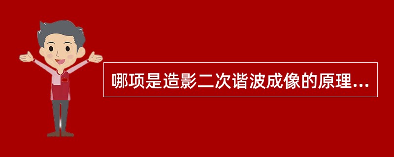 哪项是造影二次谐波成像的原理？（　　）
