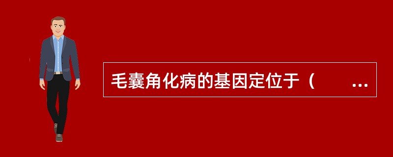 毛囊角化病的基因定位于（　　）。