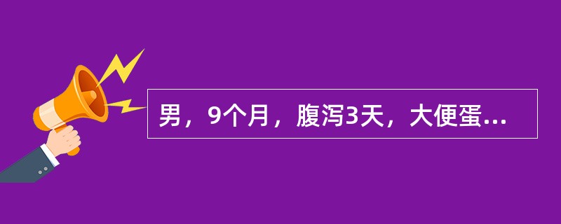 男，9个月，腹泻3天，大便蛋花汤样带黏液，有腥臭味，无尿8小时，眼窝凹陷，四肢厥冷。诊断为腹泻病。明确诊断后首先应选择的液体是()