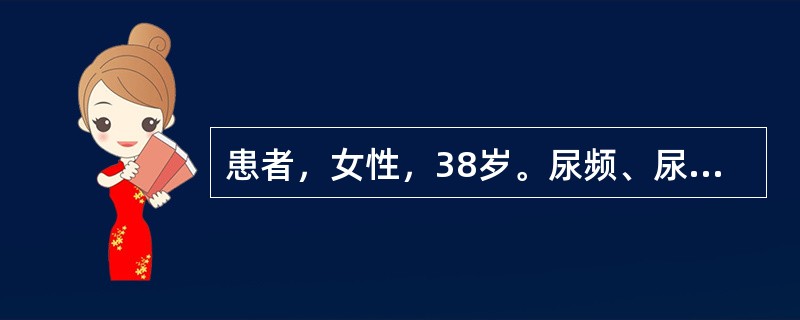 患者，女性，38岁。尿频、尿急、尿痛5天，体温39.5℃，左肾区有叩击痛，尿常规蛋白（++），白细胞满视野，红细胞5～10个/HP。最可能的诊断是（　　）。