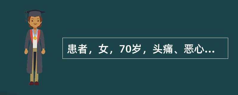 患者，女，70岁，头痛、恶心，高血压病史，头部CT检查：大脑镰旁有一约5cm×6cm高密度，边界清楚的影块。最有可能的诊断是
