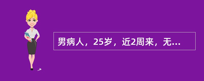 男病人，25岁，近2周来，无明显诱因，自我感觉特好，自我评价极高，说自己能力大，言语增多，滔滔不绝，做事有始无终，表现非常轻浮，喜欢接近女性，情感高涨，睡眠减少。此病人最可能诊断是（　　）。