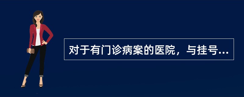 对于有门诊病案的医院，与挂号处业务联系最为紧密的部门是（　　）。