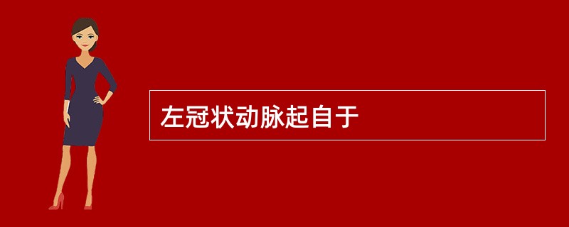 左冠状动脉起自于